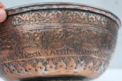 Outlet Pamono Engraved Tinned Copper Bowl