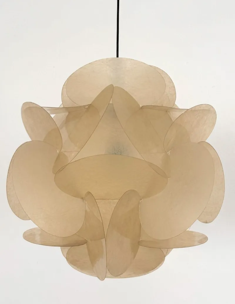 Discount Pamono Enrico Botta Fiberglass Pendant Light by Sundown, 1968
