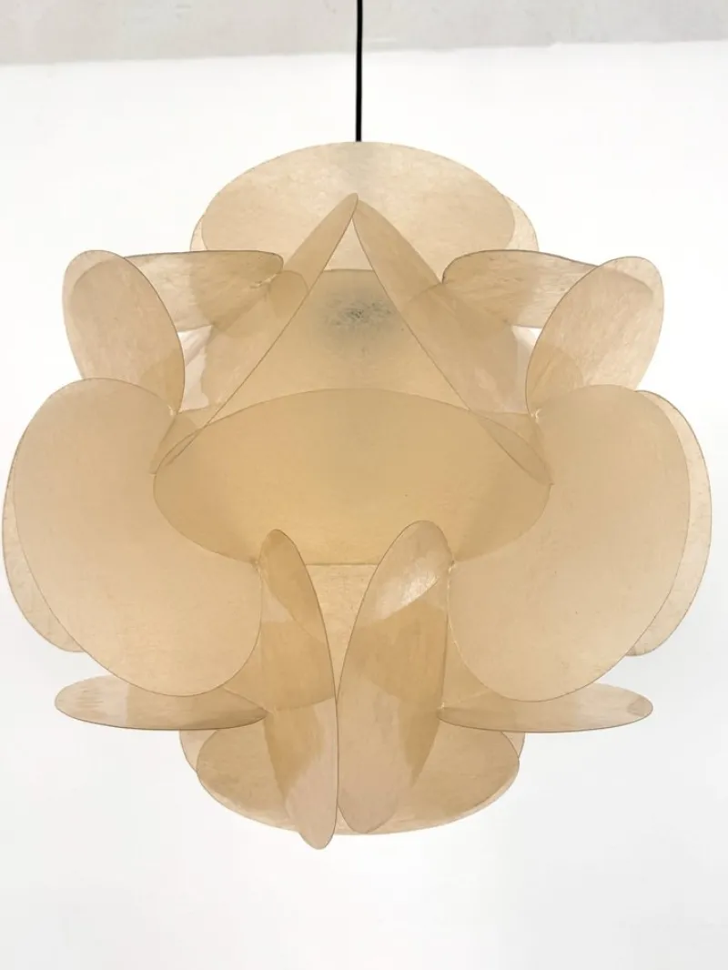 Discount Pamono Enrico Botta Fiberglass Pendant Light by Sundown, 1968