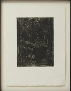 Pamono Enrico Della Torre, Black and White Abstract Composition, Engraving, 2016, Framed> Contemporary|Abstraction