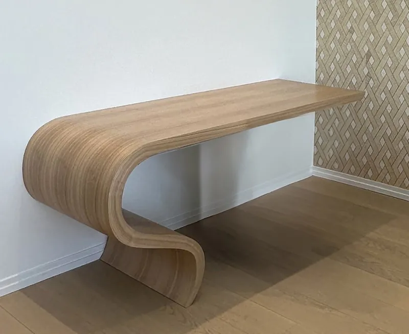 Online Pamono Enso Desk in Wood by Neal Aronowitz