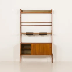 Pamono Ergo Wall Unit with Planter by John Texmon, Norway, 1960s