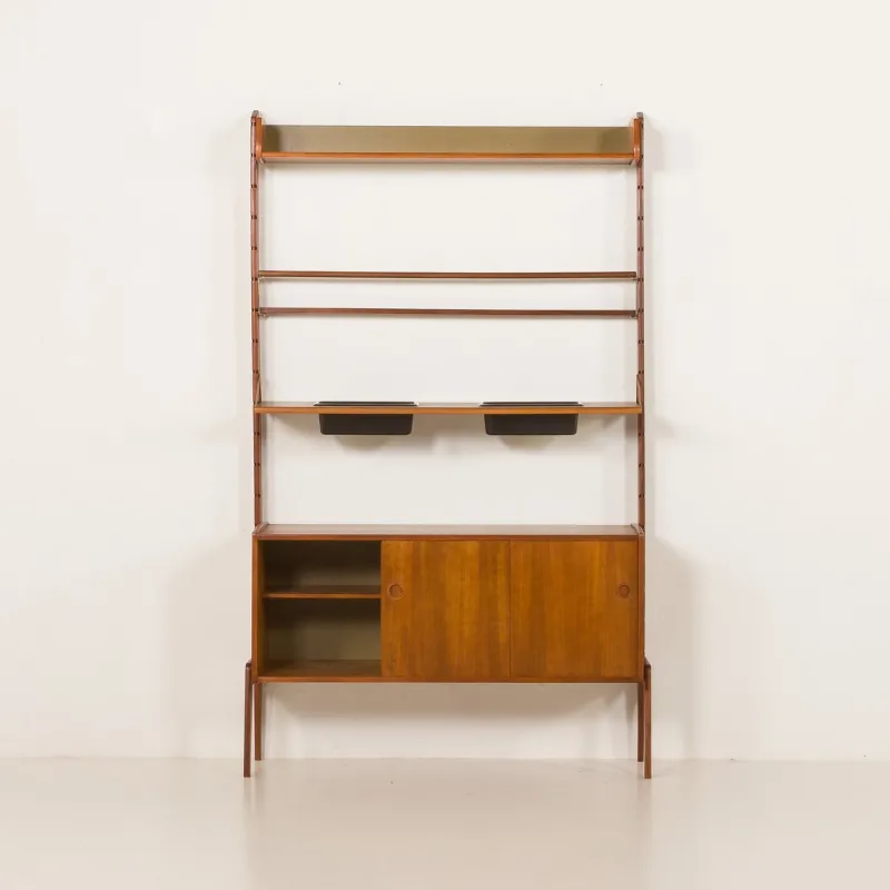 Pamono Ergo Wall Unit with Planter by John Texmon, Norway, 1960s