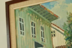 New Pamono Eric Lundberg, A Fine Morning, Oil on Canvas, Mid-20th Century, Framed