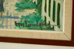 New Pamono Eric Lundberg, A Fine Morning, Oil on Canvas, Mid-20th Century, Framed