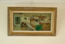 Pamono Erik Sigfrid Persson, Children, Oil on Panel, Mid-20th Century, Framed> Mid-Century