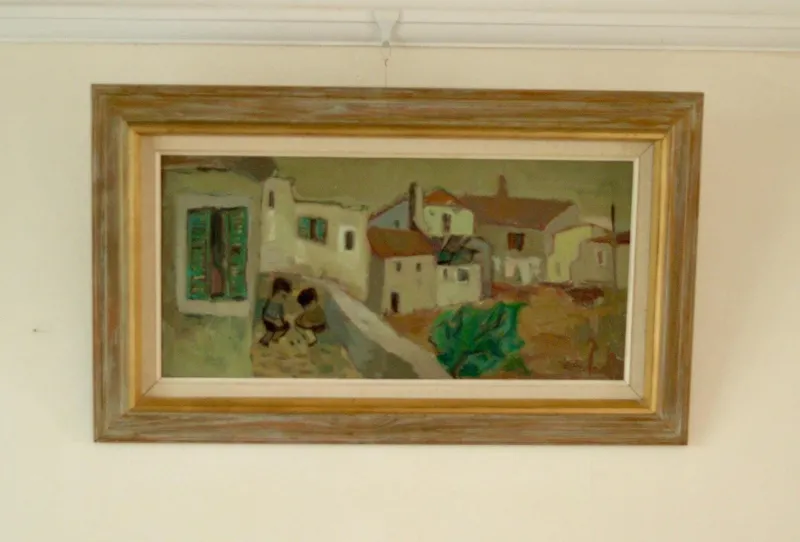 Pamono Erik Sigfrid Persson, Children, Oil on Panel, Mid-20th Century, Framed> Mid-Century