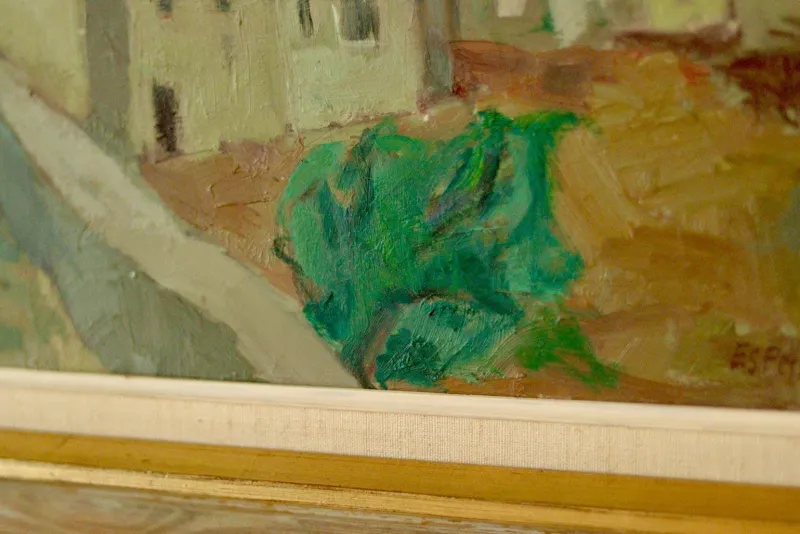 Pamono Erik Sigfrid Persson, Children, Oil on Panel, Mid-20th Century, Framed> Mid-Century