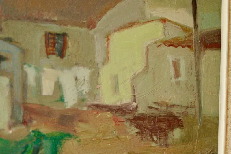 Pamono Erik Sigfrid Persson, Children, Oil on Panel, Mid-20th Century, Framed> Mid-Century