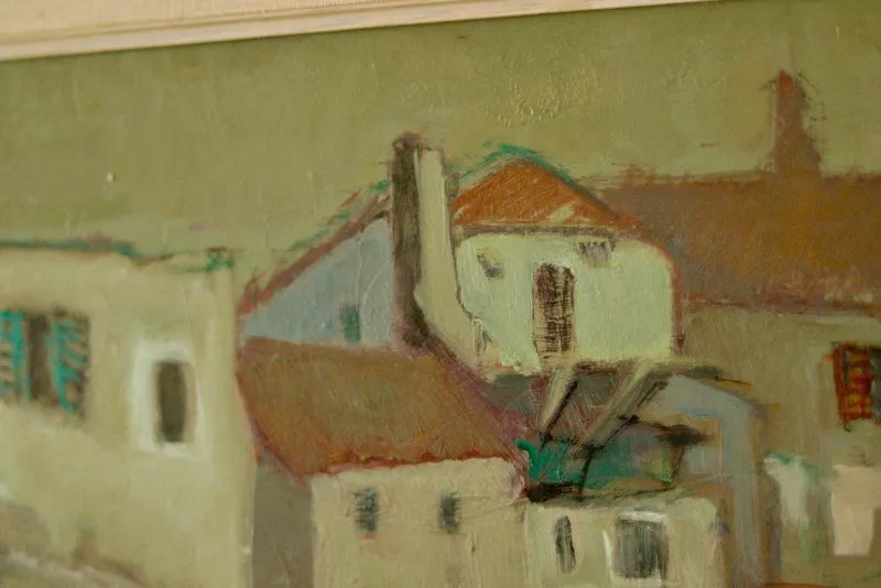 Pamono Erik Sigfrid Persson, Children, Oil on Panel, Mid-20th Century, Framed> Mid-Century