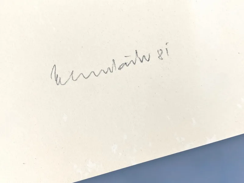Hot Pamono Ernst Helmstädter, Dual Object, 1981, Color Screen Print
