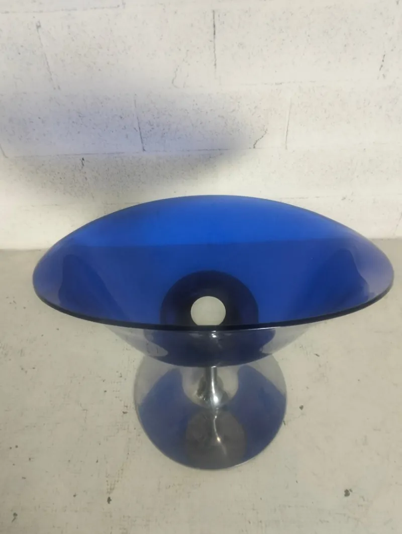 Pamono Eros Swivel Blue Chair by Philippe Starck for Kartell, 1990s> Office Chairs