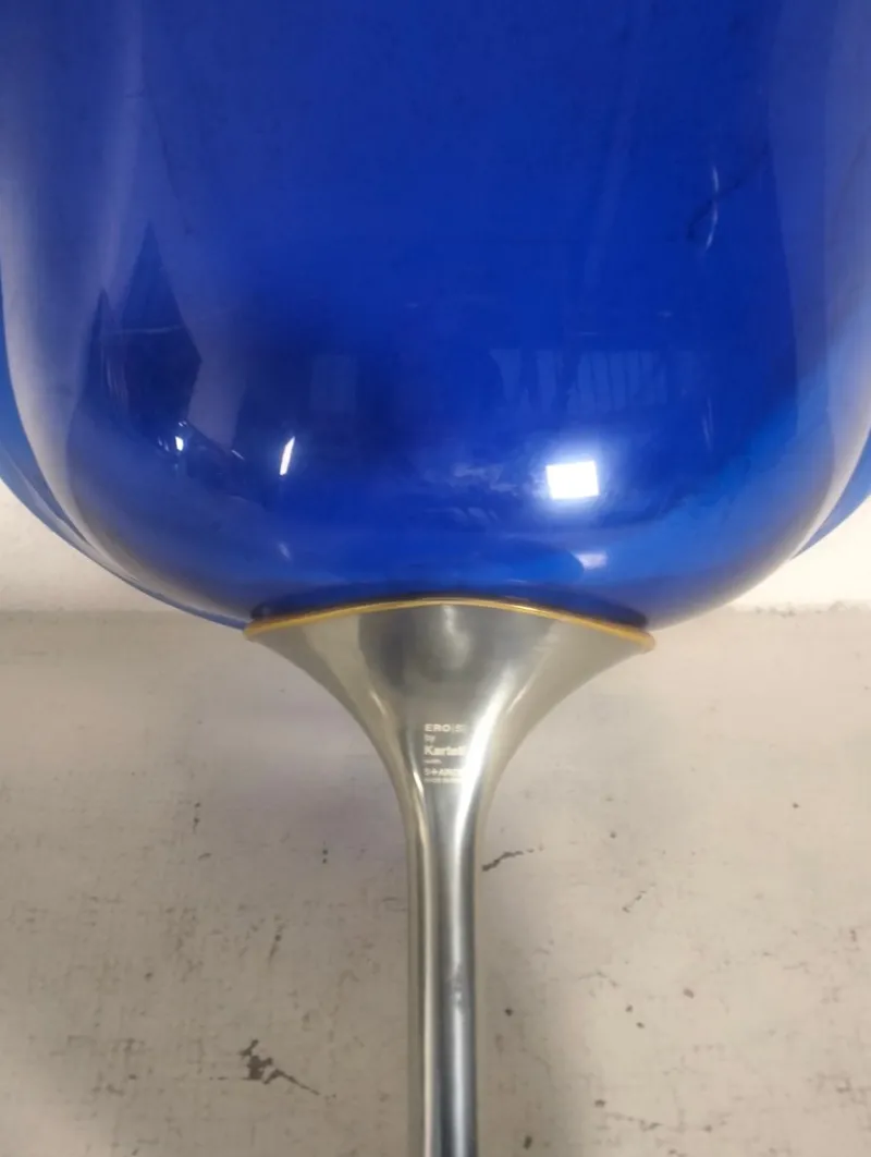 Pamono Eros Swivel Blue Chair by Philippe Starck for Kartell, 1990s> Office Chairs
