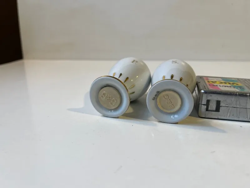 Pamono Errant Salt and Pepper Shakers in Porcelain from Bing & Grondahl, 1950s, Set of 2> Salt & Pepper Shakers