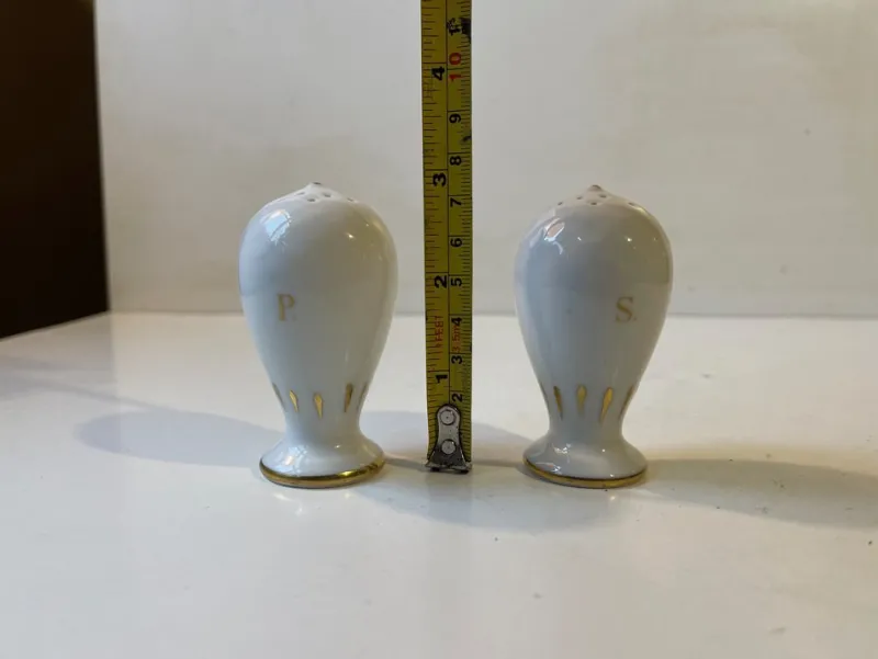 Pamono Errant Salt and Pepper Shakers in Porcelain from Bing & Grondahl, 1950s, Set of 2> Salt & Pepper Shakers
