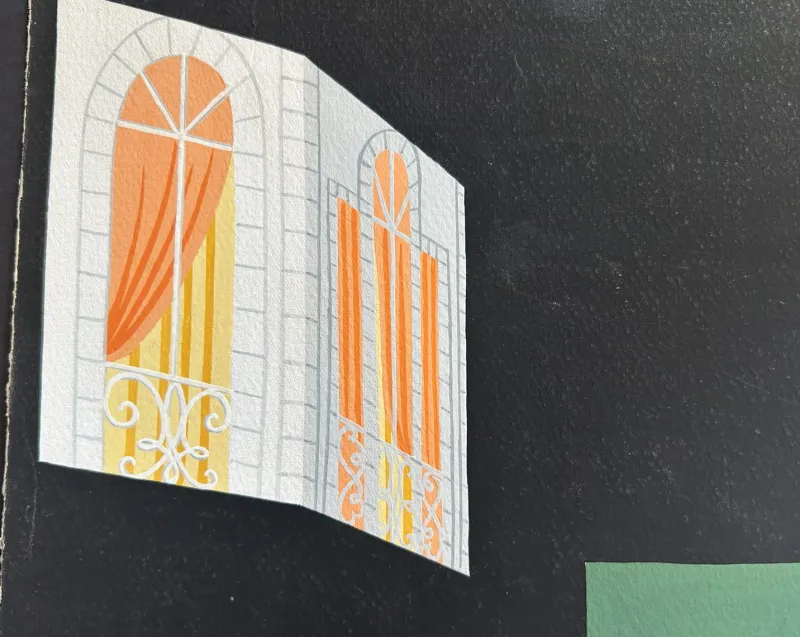 Discount Pamono Erté, Theatrical Scenography, 1930s, Tempera on Cardboard