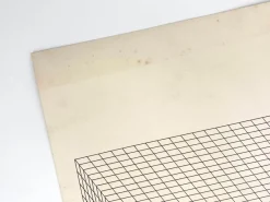 New Pamono Erwin Heerich, Large Constructive-Concrete Composition, 1950s, Screen Print