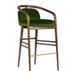 Pamono Essex Green Velvet Bar Stool by Javier Gomez> Seating