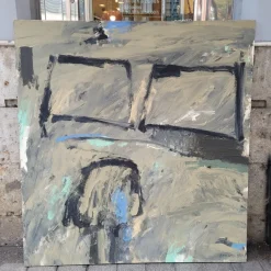 Pamono Esteban de la Foz, Childhood Islands, 1996, Oil on Canvas> Abstraction