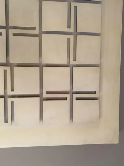 New Pamono Estuardo Maldonado, Abstract White Artwork, 1980, Acrylic Glass