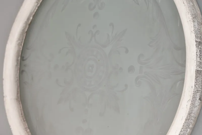 Clearance Pamono Etched Glass Windows, 1880s, Set of 3