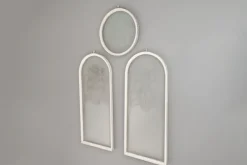 Clearance Pamono Etched Glass Windows, 1880s, Set of 3