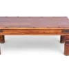 Pamono Ethnic Teak Coffee Table with Iron Fastenings, Northern India> Coffee & Side Tables