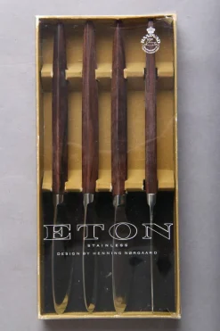 Pamono Eton Knives by Henning Nørgaard for Raadvad Dänemark, Set of 4> Cutlery & Serving Utensils