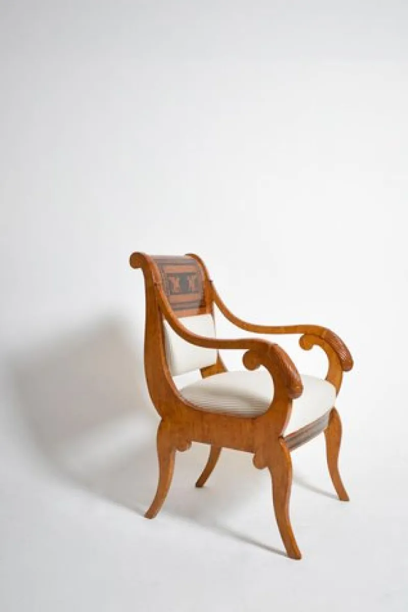Best Pamono Etruscan Armchairs, 19th Century, Set of 2