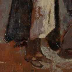 Pamono Ettore Cercone, Female Portraits, 1885, Oil Painting, Framed><noscript><img width=