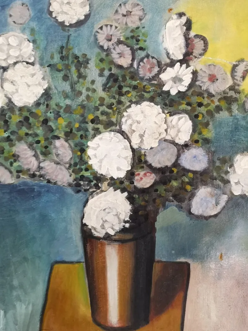Pamono Eugene De Sala, Still Life, 1920s, Oil on Canvas> Painting