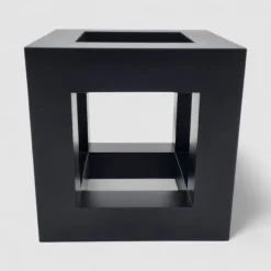 Best Pamono Ewerdt Hilgemann, Minimalist Geometric Positief & Negatief Sculptures, 1972, Plywood, Set of 2