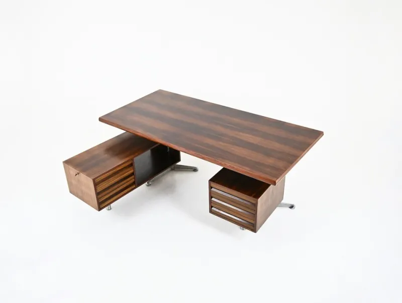 Pamono Executive Desk by Osvaldo Borsani for Tecno, 1960s> Desks