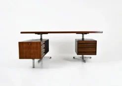 Pamono Executive Desk by Osvaldo Borsani for Tecno, 1960s><noscript><img width=