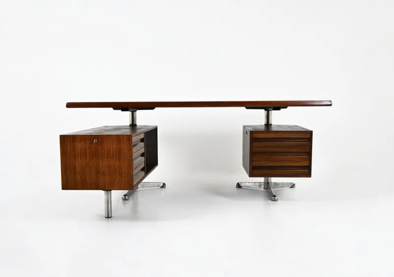 Pamono Executive Desk by Osvaldo Borsani for Tecno, 1960s> Desks