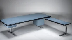 Hot Pamono Executive Writing Desk in Oak and Leather by Warren Platner for Knoll, 1960s