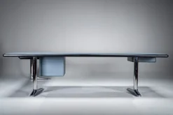 Hot Pamono Executive Writing Desk in Oak and Leather by Warren Platner for Knoll, 1960s