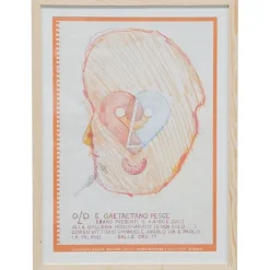 Best Pamono Exhibition Poster attributed to Gaetano Pesce for Bernini, Italy, 2001