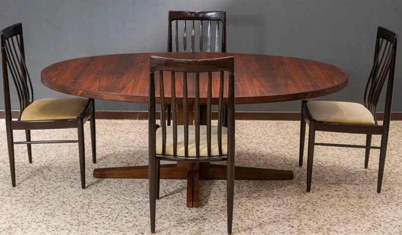Pamono Extendable Dining Table by John Mortensen for Heltborg Møbler Denmark, 1960s, 1962> Dining Tables & Sets