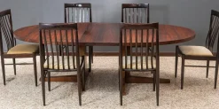 Pamono Extendable Dining Table by John Mortensen for Heltborg Møbler Denmark, 1960s, 1962><noscript><img width=
