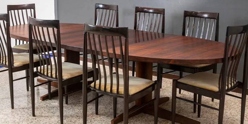 Pamono Extendable Dining Table by John Mortensen for Heltborg Møbler Denmark, 1960s, 1962> Dining Tables & Sets