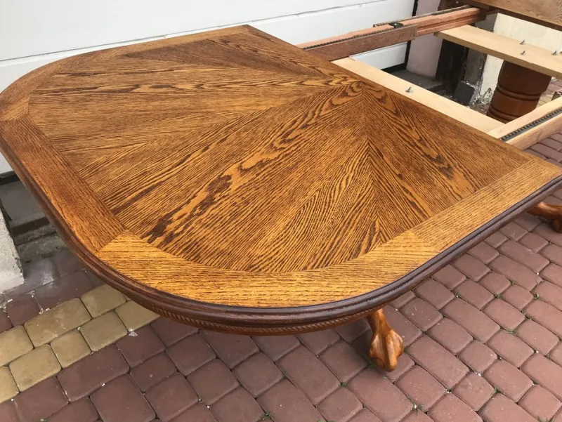 Pamono Extendable Dining Table with Rounded Corners, 1970s> Dining Tables & Sets