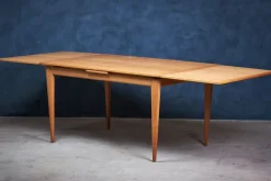 Pamono Extendable Oak Dining Table by N.O. Møller, 1960s><noscript><img width=