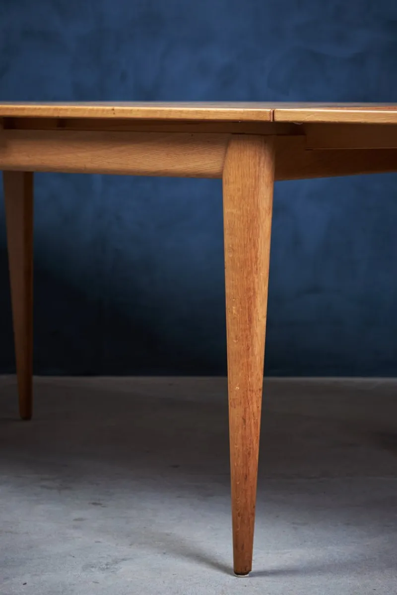 Pamono Extendable Oak Dining Table by N.O. Møller, 1960s> Dining Tables & Sets