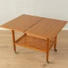 Sale Pamono Extendable Serving Trolley by Poul Jeppesen for Poul Jeppesens Møbelfabrik, 1960s