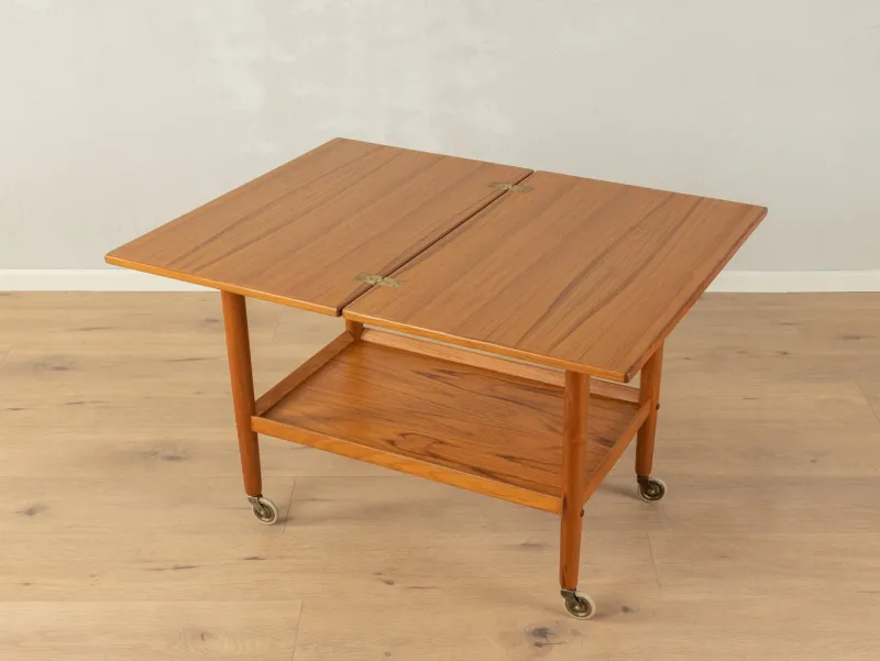 Sale Pamono Extendable Serving Trolley by Poul Jeppesen for Poul Jeppesens Møbelfabrik, 1960s