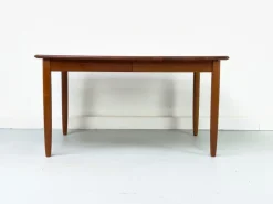Pamono Extendable Teak Boat Shaped Dining Table, 1970s><noscript><img width=