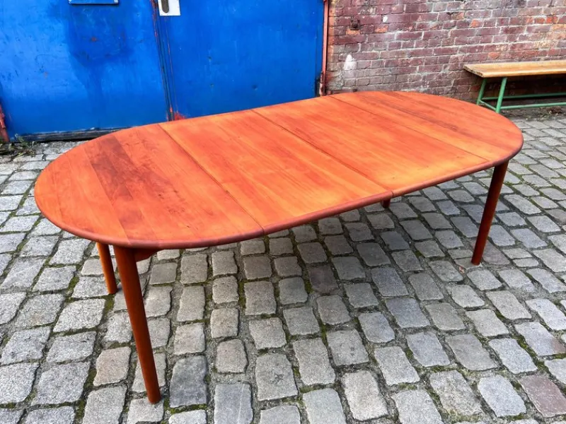 Outlet Pamono Extendable Teak Dining Table, Denmark