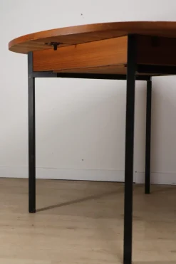 New Pamono Extendable Teak Table by Pierre Guariche, 1960
