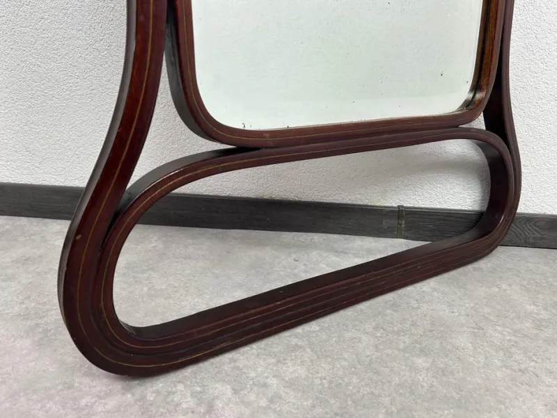 Pamono Extremely Secession Mirror by Gustav Siegel for J&J Kohn, 1904> Mirrors